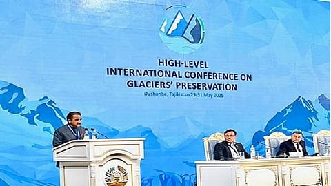 Minister of State for Environment Kirti Vardhan Singh speaks for India