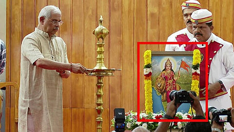 No official version of Bharat Mata portrait, so cannot be allowed in govt events