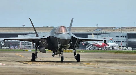 UK's F-35B 'Lightning' stealth fighter jet