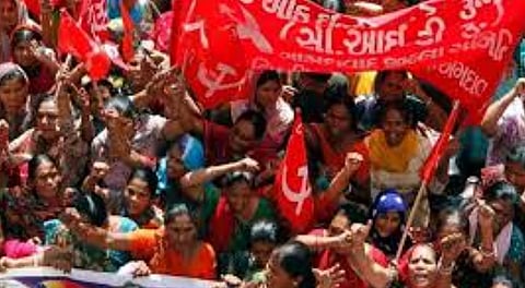trade union strike