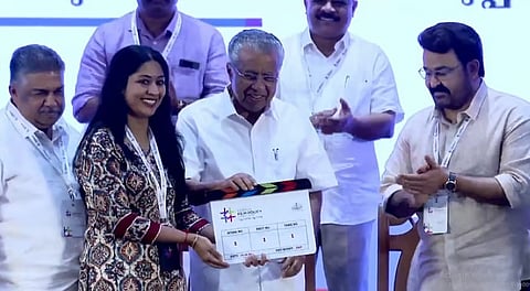 Kerala CM Pinarayi Vijayan inaugurates film policy conclave.
