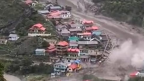 Cloudburst leads to flash floods in Uttarkashi, several homes swept away