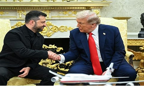 President Donald Trump and Volodymyr Zelenskyy 