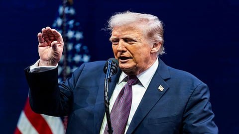 Trump heads to 3-country sprint in Asia