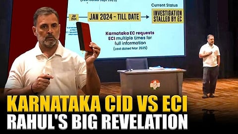 EC not providing information to Karnataka CID about ''vote chori''