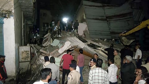 2 dead as three-storey building collapses in Indore 