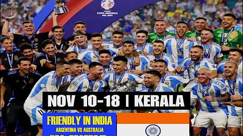 Argentina football team likely to play Australia in Kerala between Nov 12-18