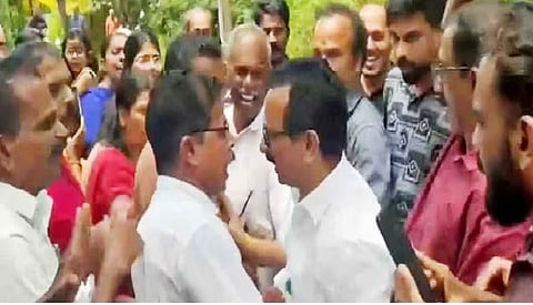 Case registered against 10 persons for allegedly manhandling MLA Mohanan 