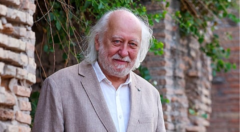 Hungarian writer Laszlo Krasznahorkai 