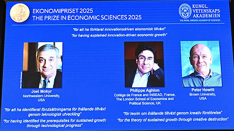 Nobel prize 2025 winners in Economics