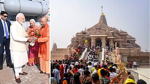 Holds roadshow to Ram temple ahead of flag ceremony 