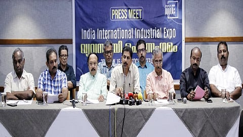 press conference held in Kochi by the organizers of India International Industrial Expo 2026.