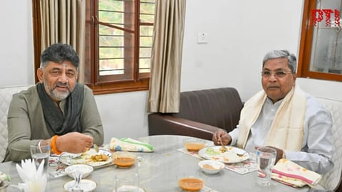 Leadership row: Shivakumar reaches Siddaramaiah's residence for breakfast meeting