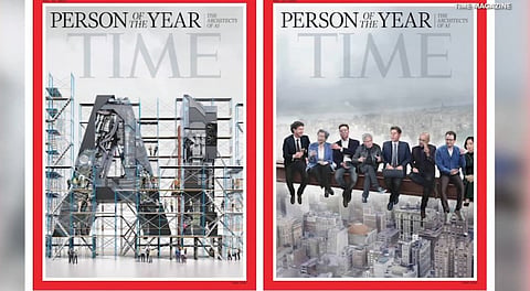 Time magazine issue- Person of the year 2025
