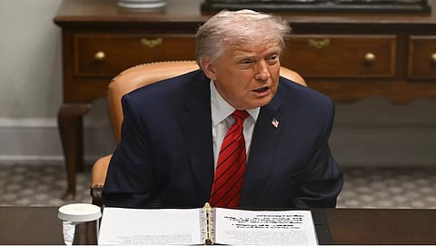 US President Donald Trump 