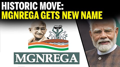 Govt to bring Bill replacing MGNREGA with new law