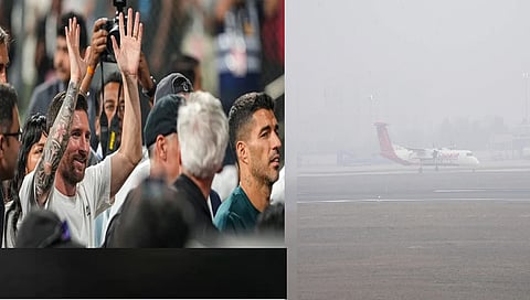 Messi's Delhi arrival delayed as fog disrupts flight  