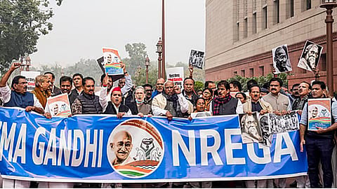 G RAM G bill: Opposition's protest march in Parliament complex