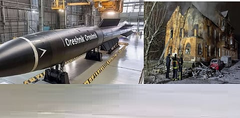 Oreshnik ballistic missile 