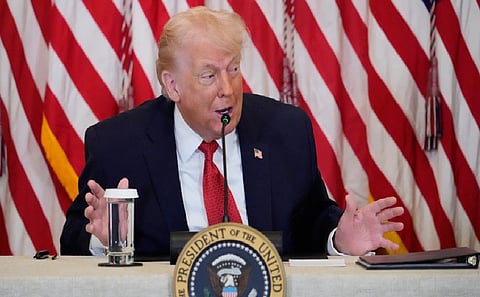  US President Donald Trump 