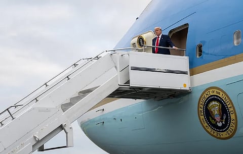  President Donald Trump's plane, Air Force One