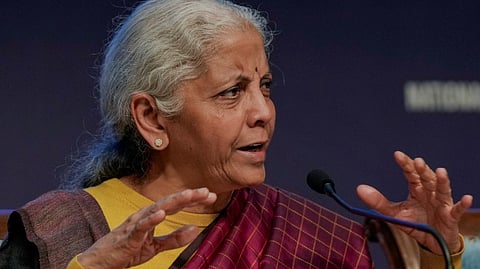 Union Finance Minister Nirmala Sitharaman 
