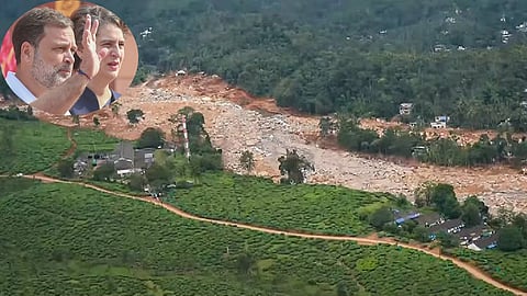 Rahul Gandhi lays foundation stone for 100 houses for landslide victims in Wayanad