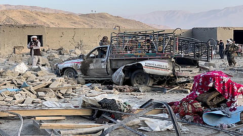 Airstrikes hit Afghan capital of Kabul, hours after Afghanistan attacks