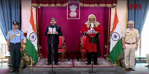 R N Ravi takes oath as 22nd governor of West Bengal