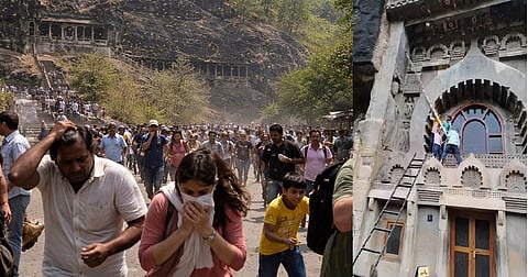 Skip strong perfumes, noise to avoid bee attacks in Ajanta Caves: Official 	