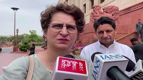 Congress leader Priyanka Gandhi Vadra 