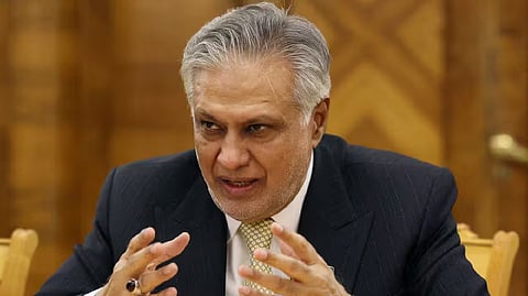 Pakistan's Deputy Prime Minister and Foreign Minister Ishaq Dar 