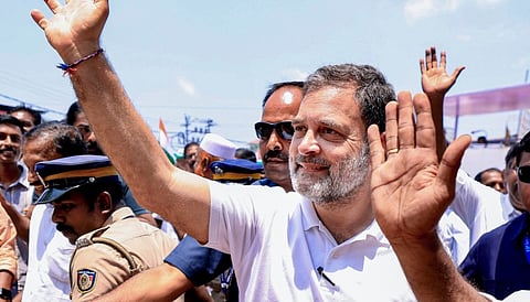 Rahul Gandhi holds massive roadshow in Kerala's Koyilandy