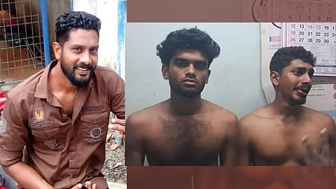 Suman S (L) , Achu and Ananthu