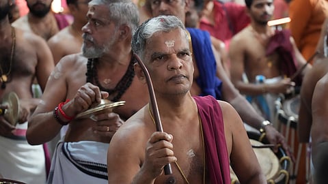 Cherusseri Kuttan Marar’s ascent at Thrissur Pooram