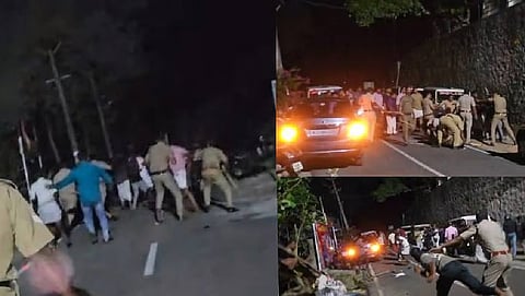 Three policemen injured in BJP-CPI(M) clash over property dispute in Kerala 