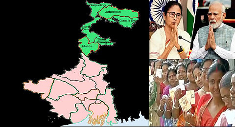 North Bengal's 54 seats emerge as key battleground; BJP seeks to retain edge, TMC eyes gains