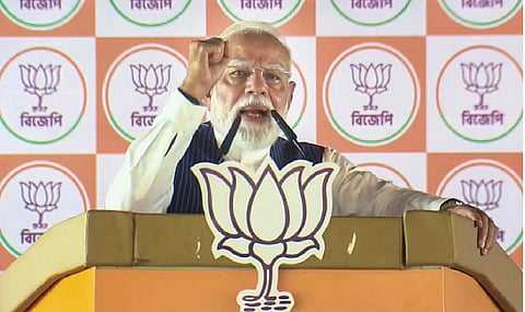 Phase-1 polling seals ‘wave of change’, TMC’s end has begun: Modi