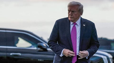 US President Donald Trump 
