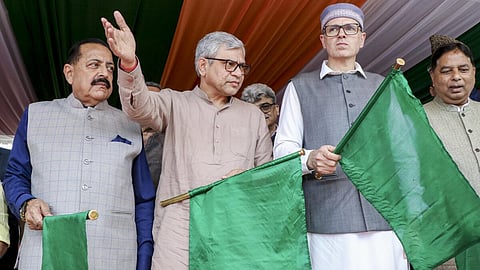 Vaishnaw flags off Jammu-Srinagar Vande Bharat Express, promises rail link to Uri