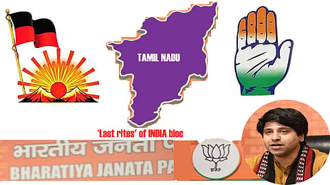 'Last rites' of INDIA bloc: BJP