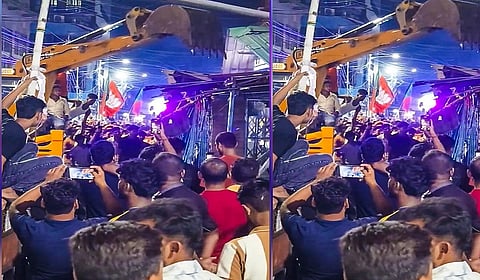BJP workers used bulldozer to demolish meat shops in Kolkata market after winning elections: TMC