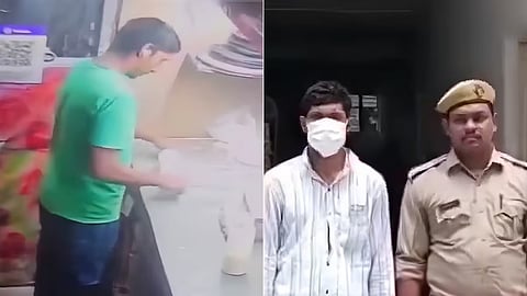 Noida pizza shop owner arrested after video shows him spitting on dough: Police 