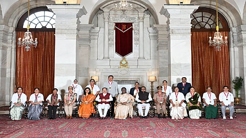 Nursing personnel exemplify highest standards of service: President Murmu 