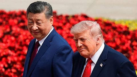 Chinese President Xi Jinping and US President Donald Trump