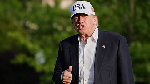 Trump returns from China; terms meeting with Xi as 'G-2'