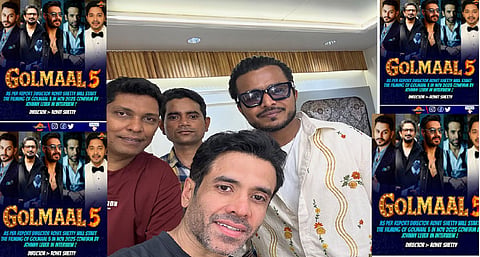 Tusshar Kapoor completes shooting for 'Golmaal 5'