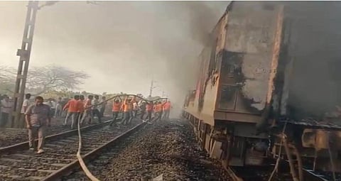 Rajdhani Express fire in MP's Ratlam hits Mumbai-Delhi rail traffic; restoration underway