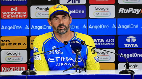 Chennai Super Kings' head coach Stephen Fleming