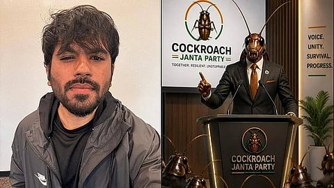 .Cockroach Janta Party (CJP) founder Abhijeet Dipke.